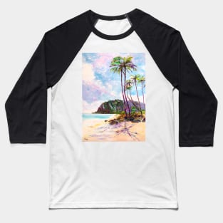 Oahu. Hawaiian Islands Baseball T-Shirt